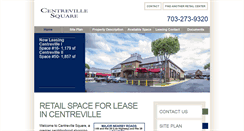 Desktop Screenshot of centrevillesquare.com